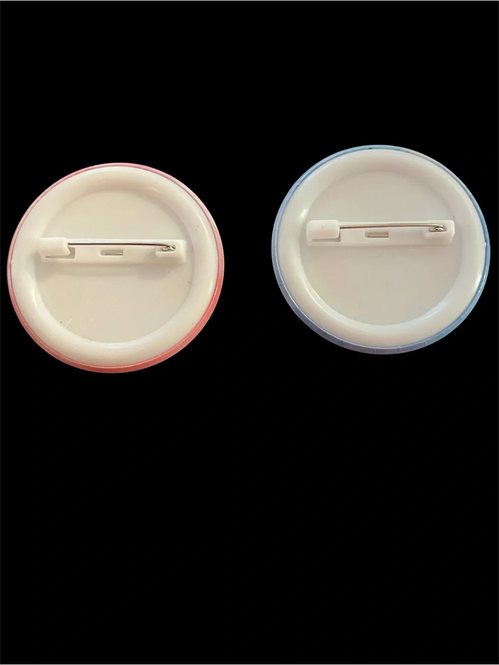 Team Girl & Team Boy Gender Reveal Buttons - Pink and Blue